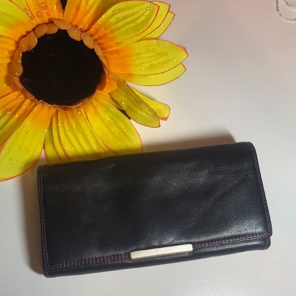 Visconti Black n Pink original leather wallet